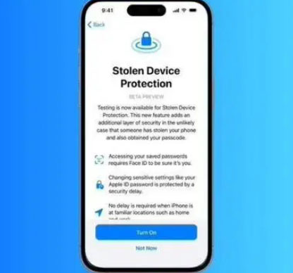 桥东苹果授权维修店分享被盗设备保护功能开启方法 