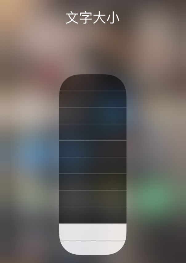 桥东苹果手机维修分享小技巧：在 iPhone 控制中心快速调节字体大小 